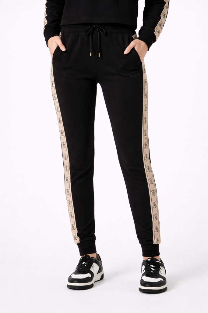 GUESS Brıtney Jogger Kadın Siyah Eşofman Altı V2YB15KB3P2 - Siyah