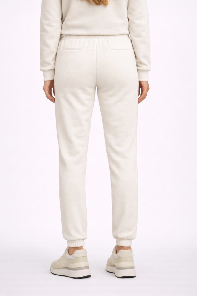 Guess NOÉMIE CUFF LONG Pantolon V4YB04KC3D2-24K - KREM