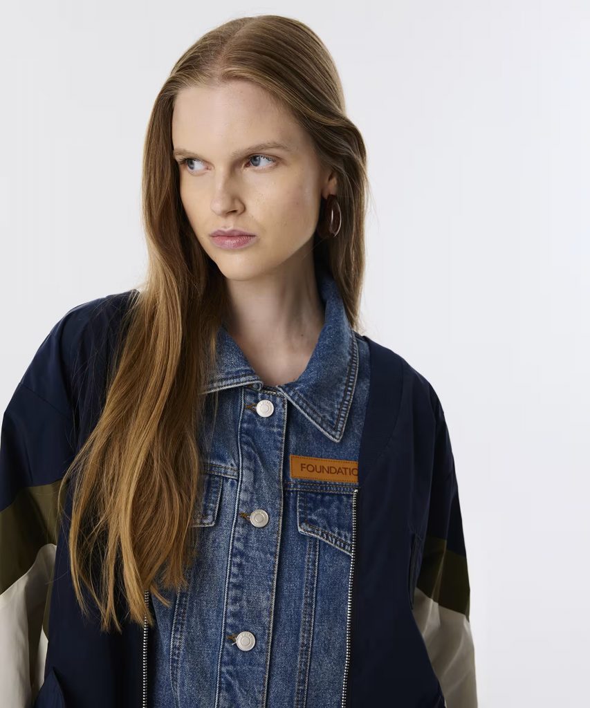 TWIST Çift Parça Görünüm Patch Li Mont TW6250012167 - Lacivert