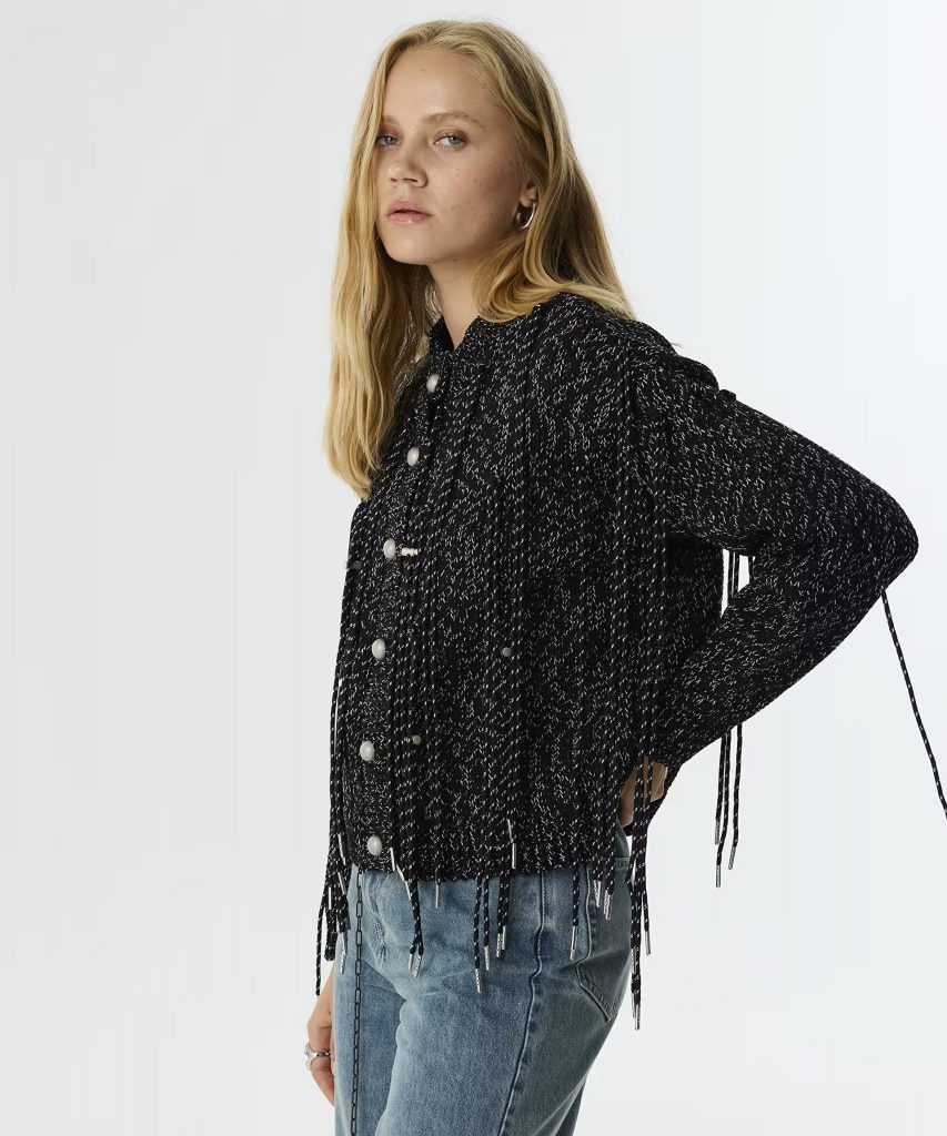 TWSIT Kordon Püsküllü Ceket TW6250005066 - Lacivert