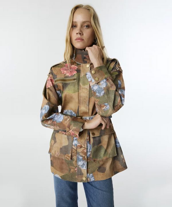 TWIST Çiçek Baskılı Mont TW6250011016