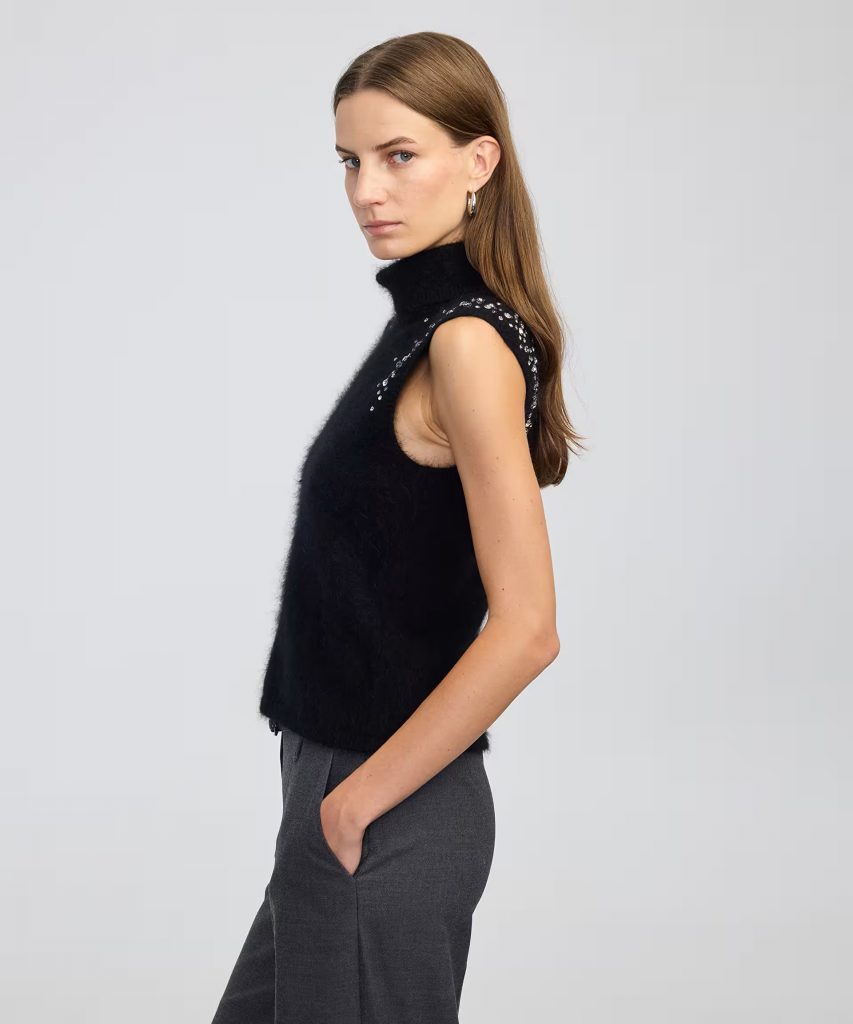 İPEKYOL Karma aksesuarlı süveter IW6250050303 - Siyah