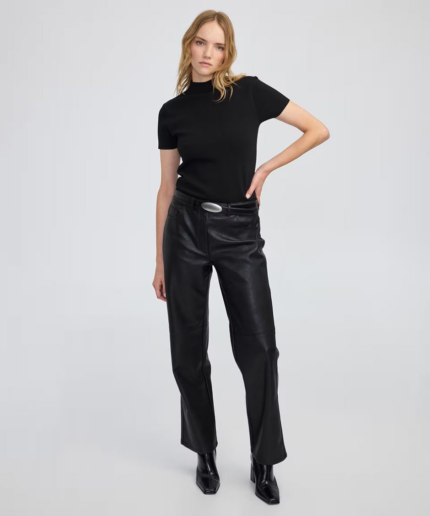 İPEKYOL Dar kesim basic triko IW6250050467 - Siyah