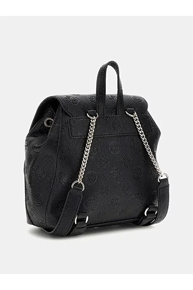 GUESS Kendinden Logolu Sırt Çantası HWPG9349310 - Siyah