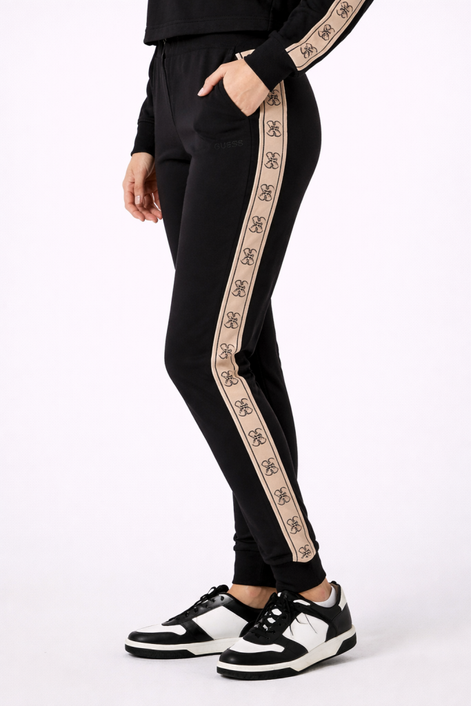 GUESS Brıtney Jogger Kadın Siyah Eşofman Altı V2YB15KB3P2 - Siyah