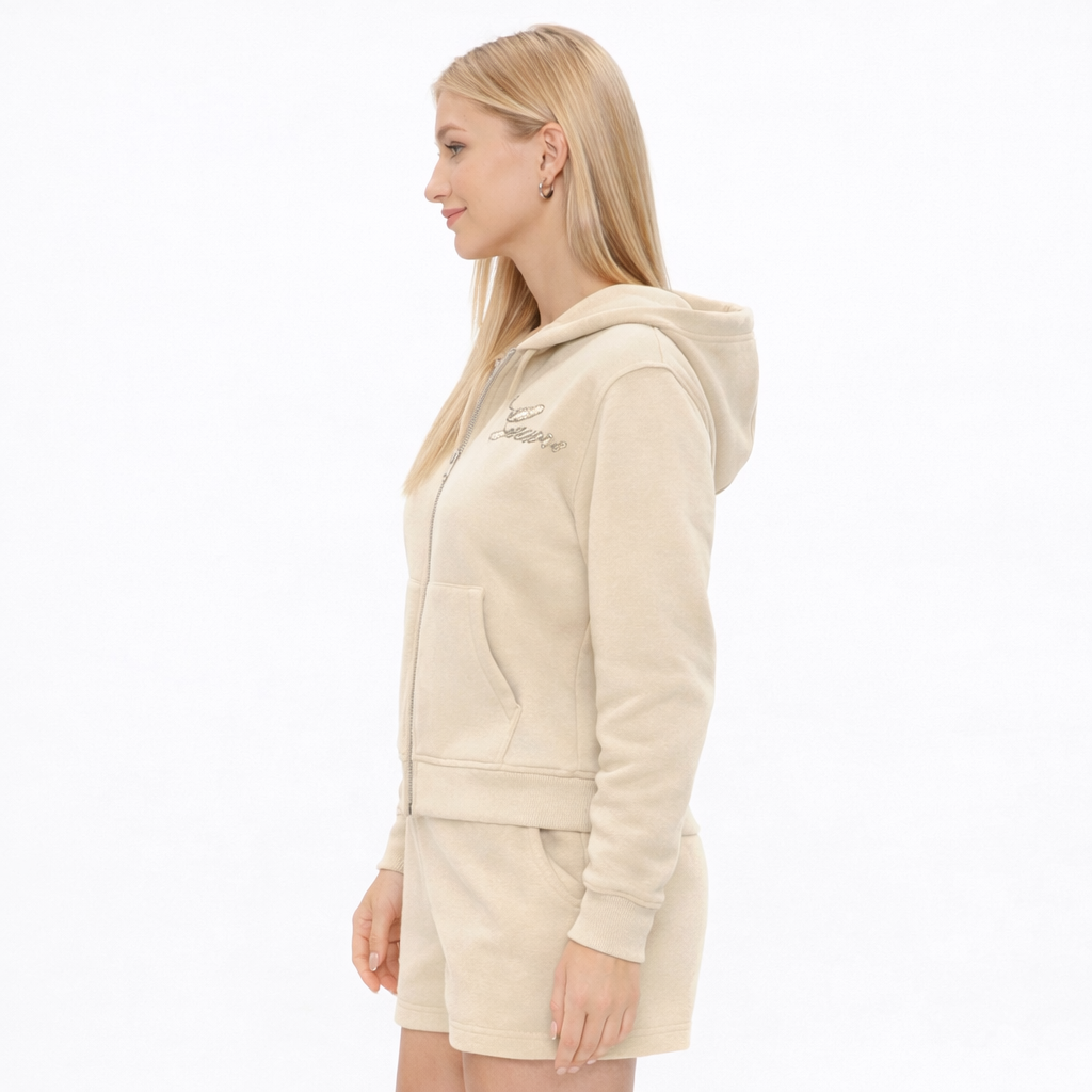 Guess Hood Kadın Sweatshırt - BEJ