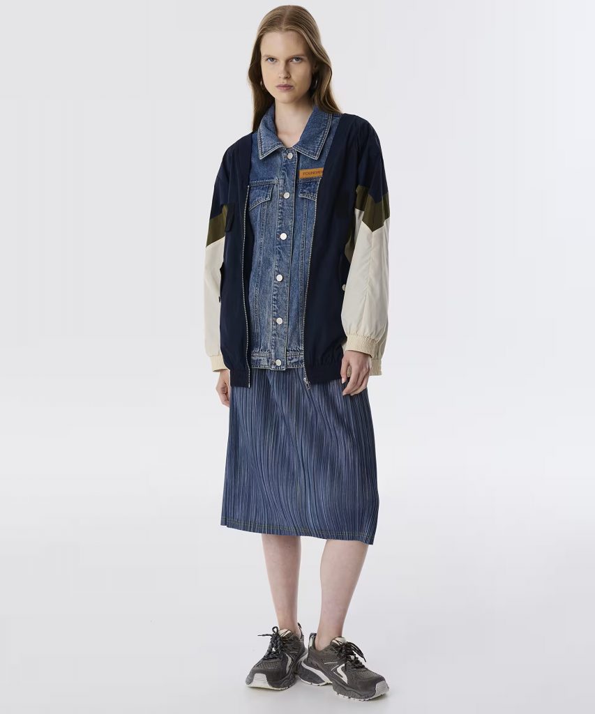 TWIST Çift Parça Görünüm Patch Li Mont TW6250012167 - Lacivert