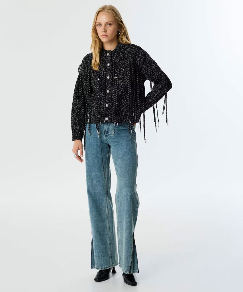 TWSIT Kordon Püsküllü Ceket TW6250005066 - Lacivert