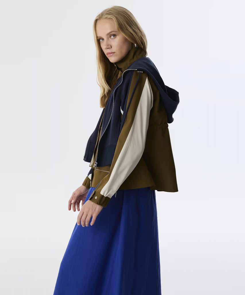 TWIST Çift Parça Görünüm Colorblock Mont TW6250012067 - HAKİ