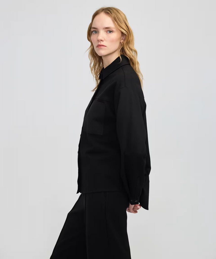 İPEKYOL Triko mix gömlek IW6250025142 - Siyah