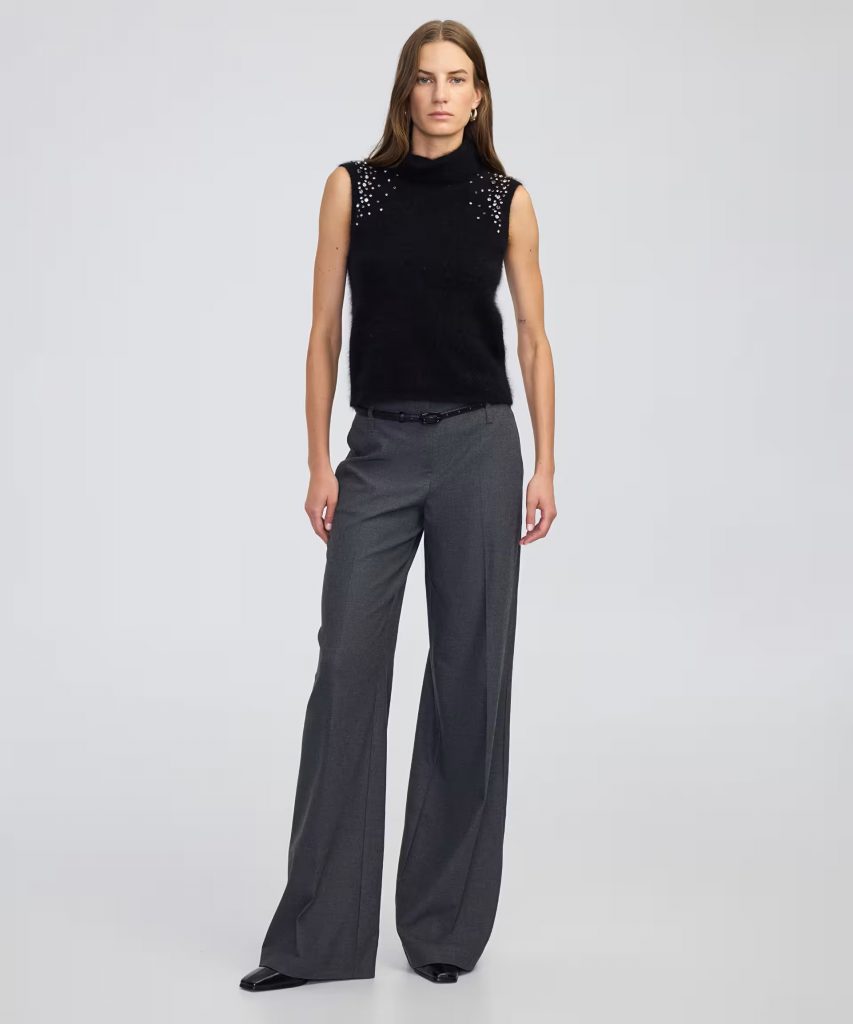 İPEKYOL Karma aksesuarlı süveter IW6250050303 - Siyah