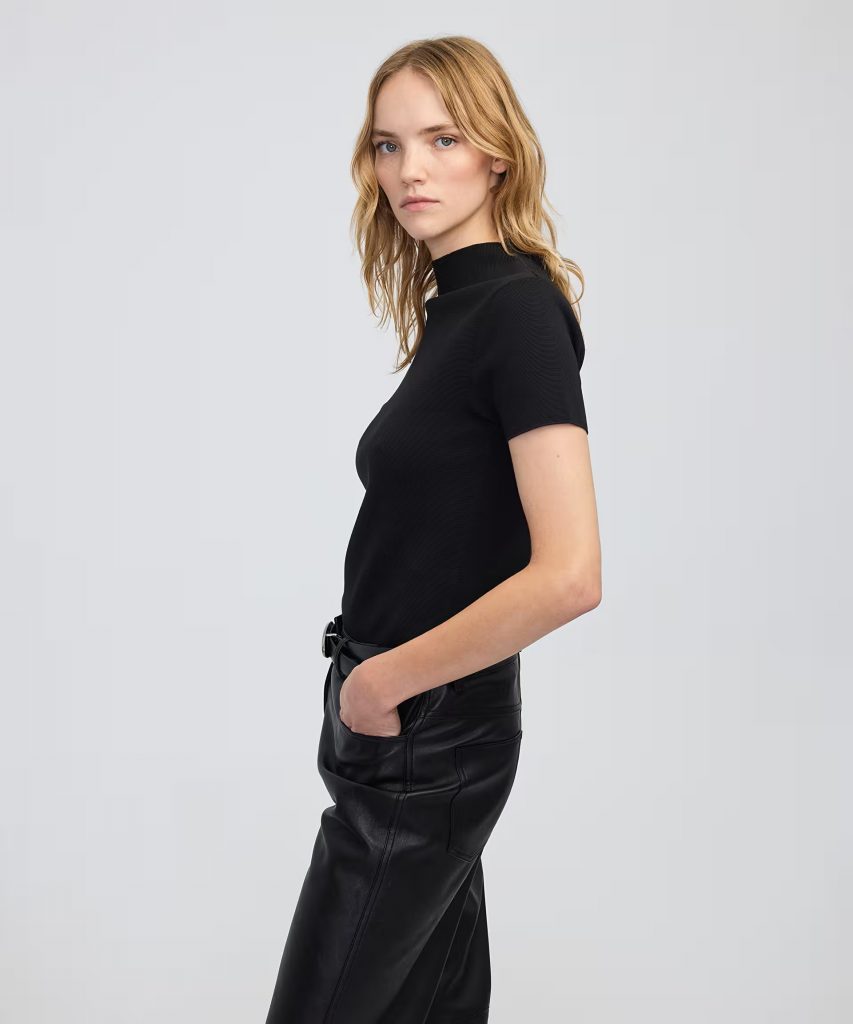 İPEKYOL Dar kesim basic triko IW6250050467 - Siyah