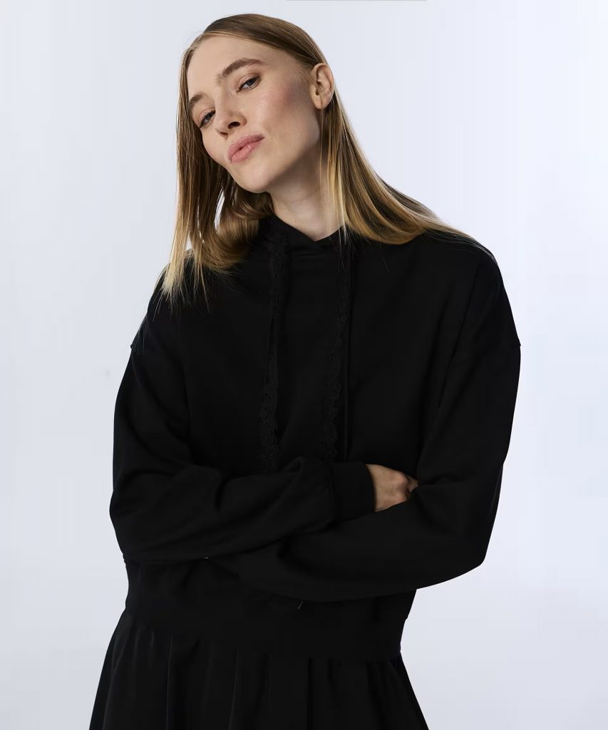 TWIST Çift Parça Görünümlü Elbise TW6250002204 - Siyah