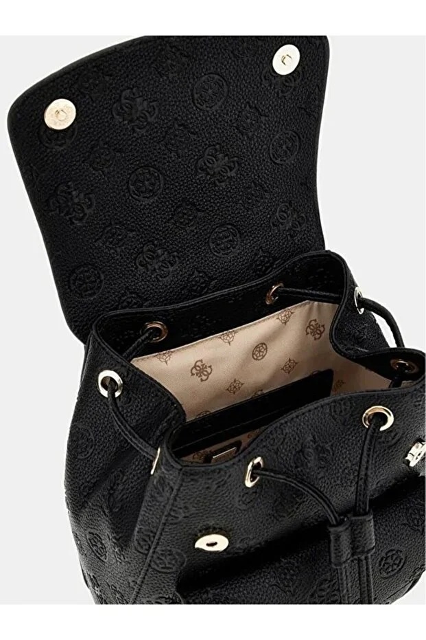 GUESS Kendinden Logolu Sırt Çantası HWPG9349310 - Siyah