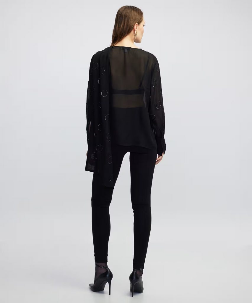 İPEKYOL Suni deri kemer tokalı pantolon IW6250003156 - Siyah