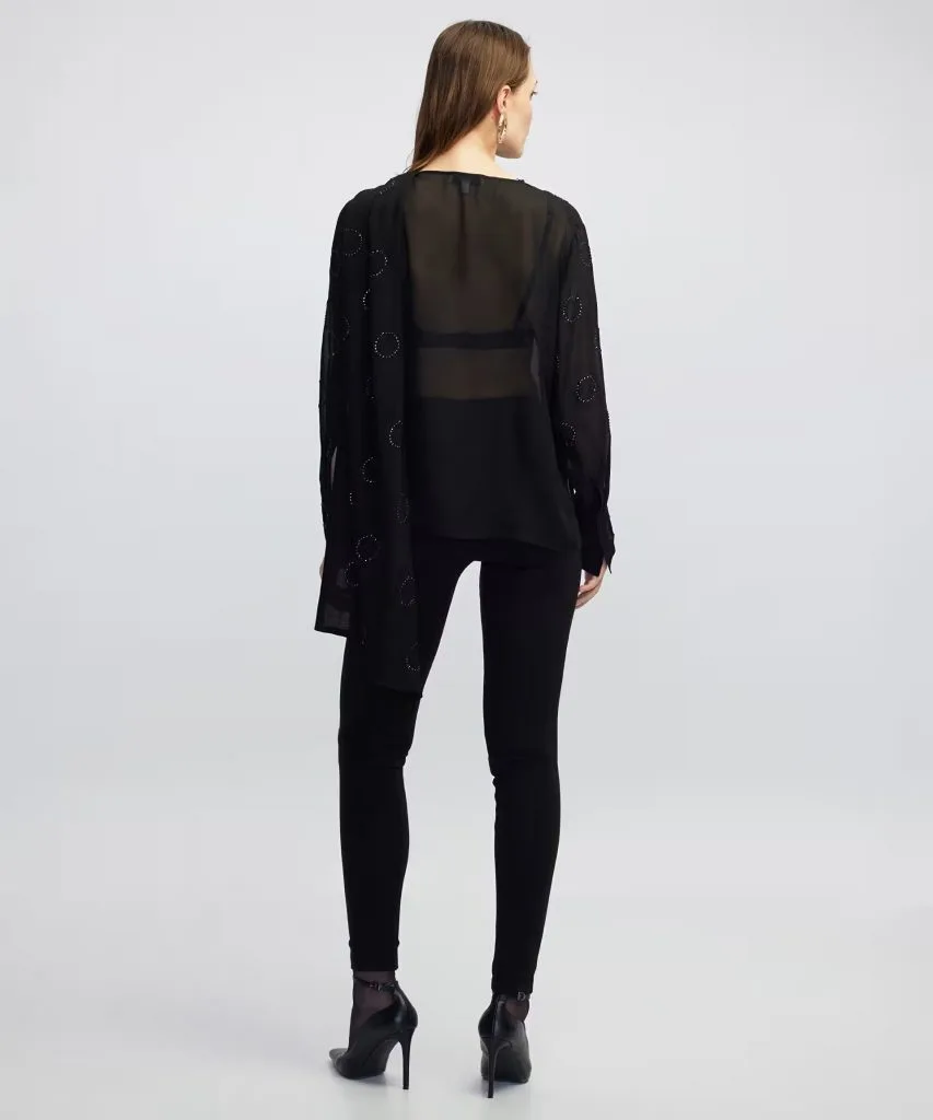 İPEKYOL Suni deri kemer tokalı pantolon IW6250003156