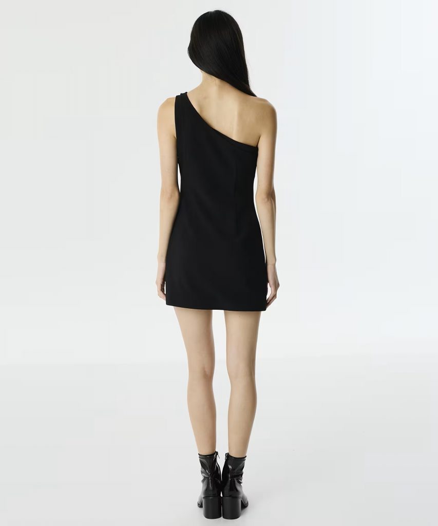 TWIST Çift Parça Görünüm İşelemeli elbise TW6250002130 - Siyah