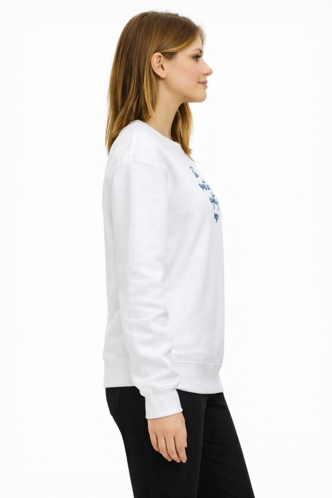 GUESS CN Destınty Sweatshırt W4RQ10K9Z21 - Beyaz