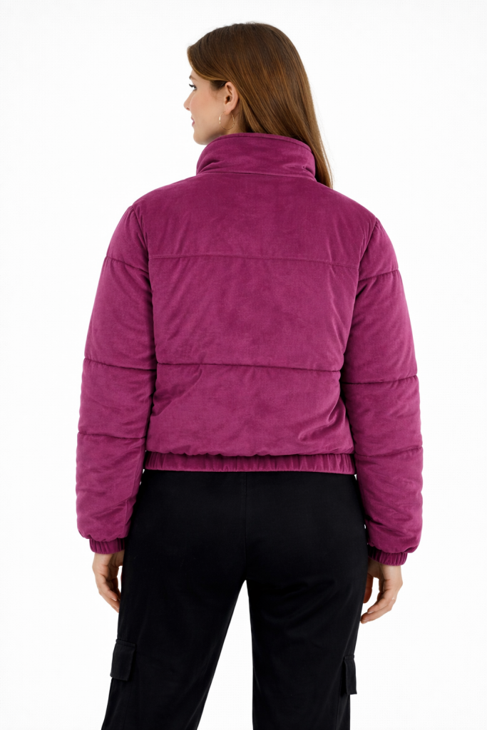 GUESS  Couture Fermuarlı Şişme Mont  V4BL03KBXI2