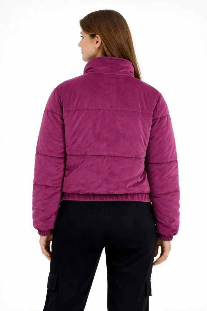 GUESS  Couture Fermuarlı Şişme Mont  V4BL03KBXI2