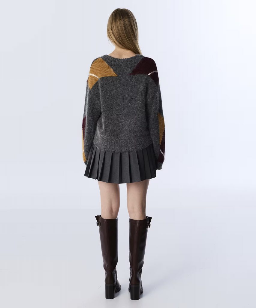 TWIST Payetli Baklava Desen Kazak TW6250050436 - ANTRASİT