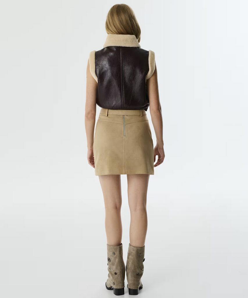 TWIST İşlemeli ve Trok Baskılı Etek TW6250004098 - naturel