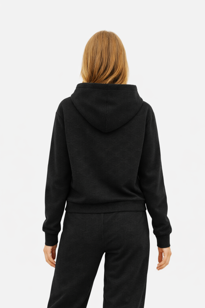 GUESS Peony Kadın Sweatshirt V5YQ04KBSL2 - Siyah