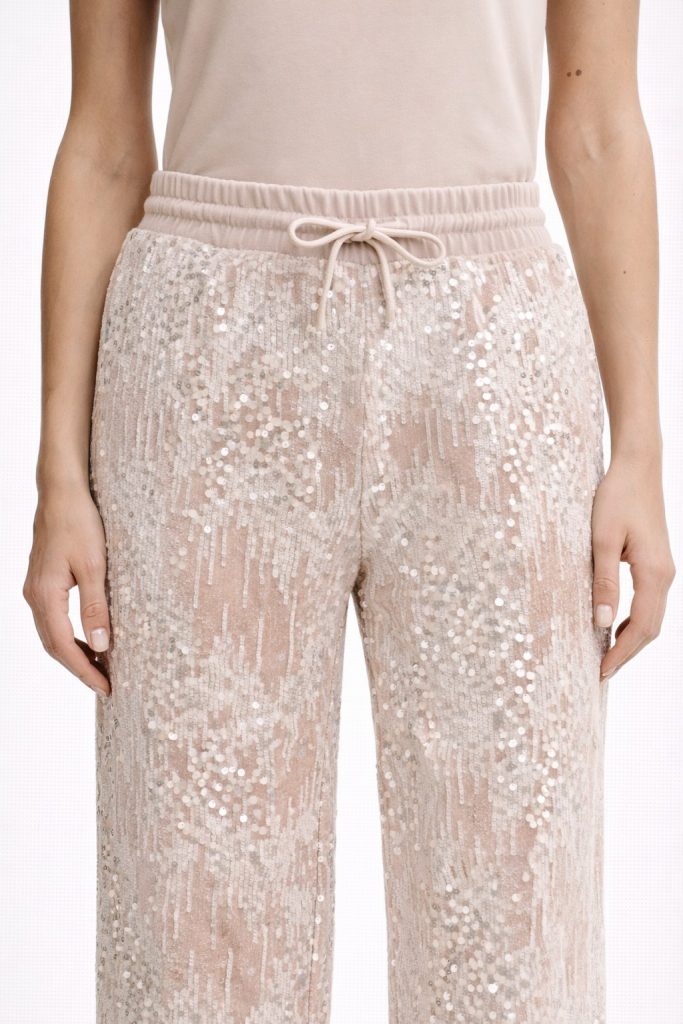 GUESS Payet Detaylı Pantolon V5BB01K1922 - BEJ