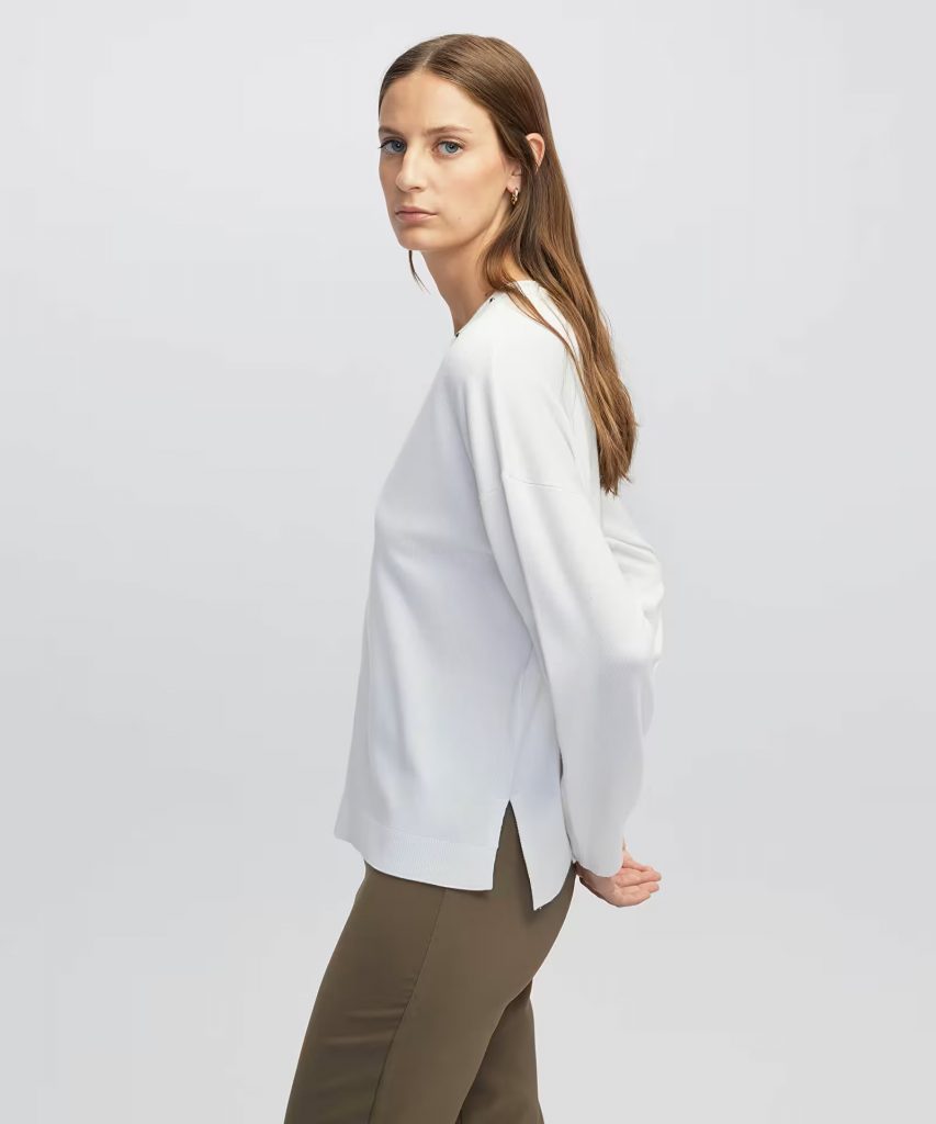 İPEKYOL Metal aksesuarlı cutout triko IW6250050050 - EKRU