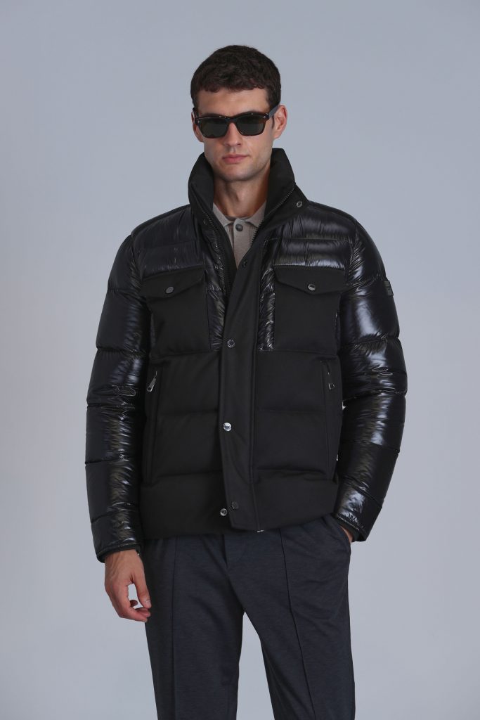 LUFİAN Genıus Kaz Tüyü Erkek Mont 112120224 - Siyah