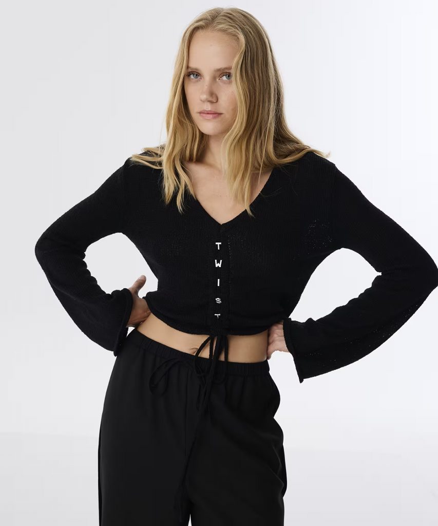 TWİST Metal Logolu Ayarlanabilir Triko TW6250050154 - Siyah