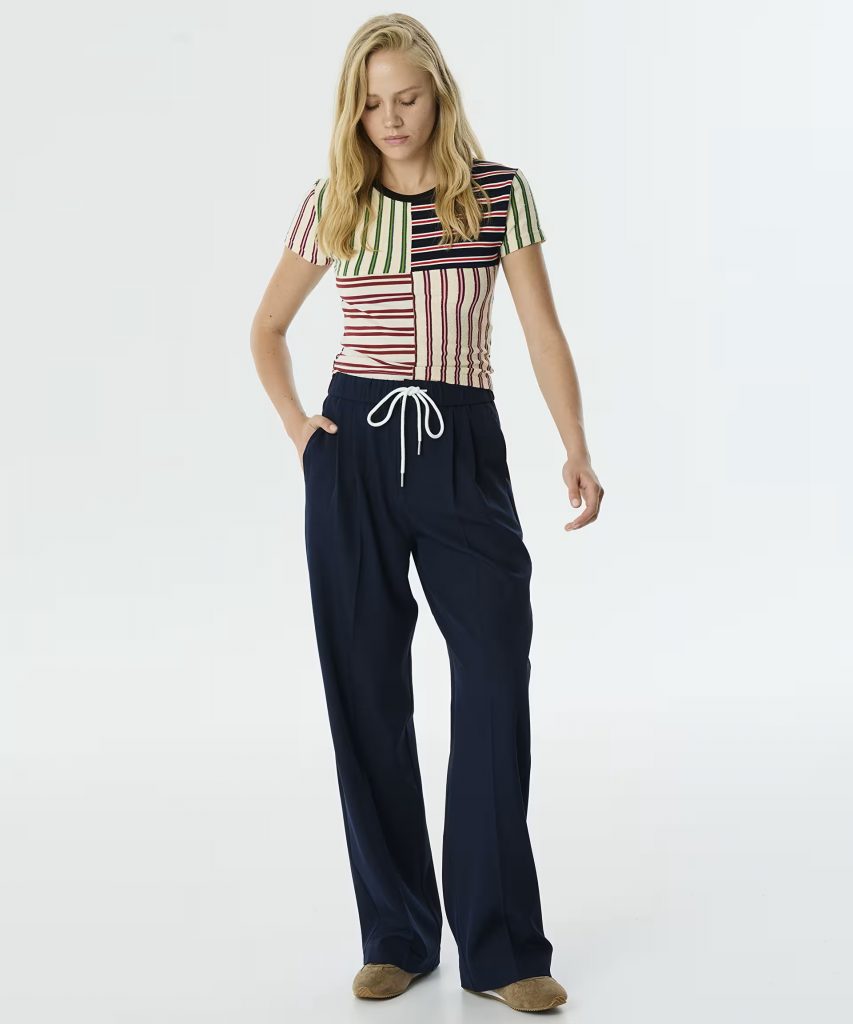 TWIST Kontrast Kordonlu Pantolon TW6250003129 - Lacivert