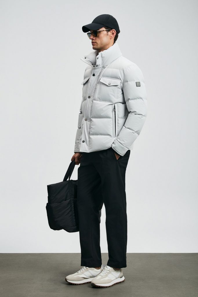 LUFİAN Genıous Kaz Tüyü Erkek Mont 112120258 - GRİ