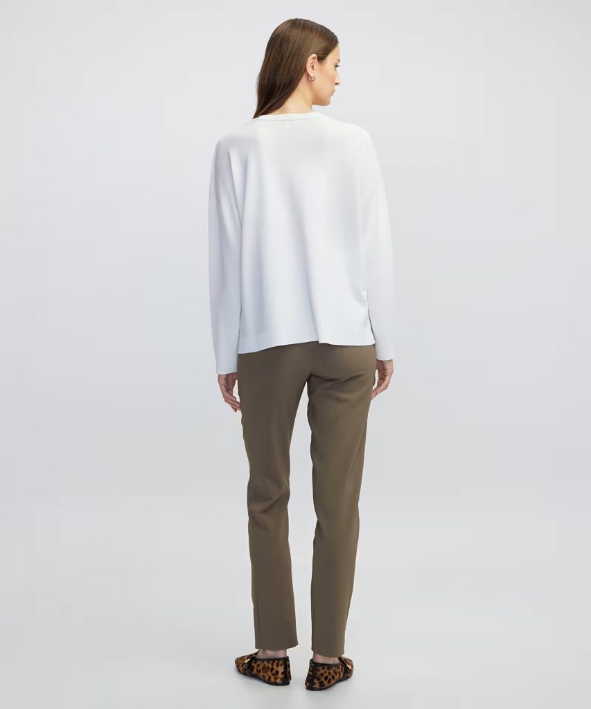 İPEKYOL Metal aksesuarlı cutout triko IW6250050050 - EKRU