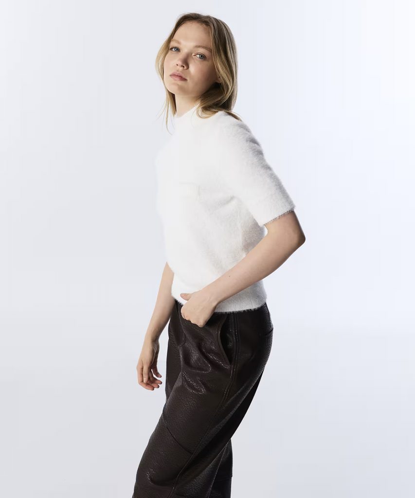 TWIST Dokulıu Yüksek Yaka Triko TW6250050455 - EKRU