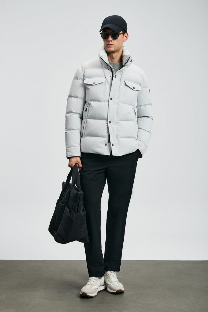 LUFİAN Genıous Kaz Tüyü Erkek Mont 112120258 - GRİ