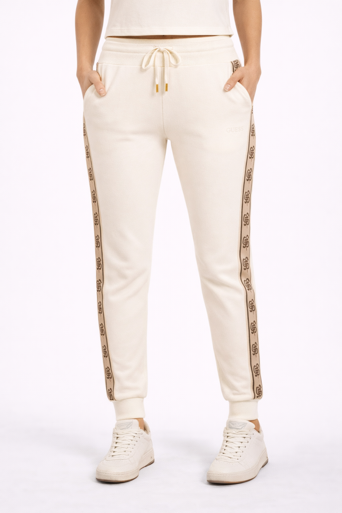 GUESS Brıtney Jogger Kadın Siyah Eşofman Altı V2YB15KB3P2 - KREM