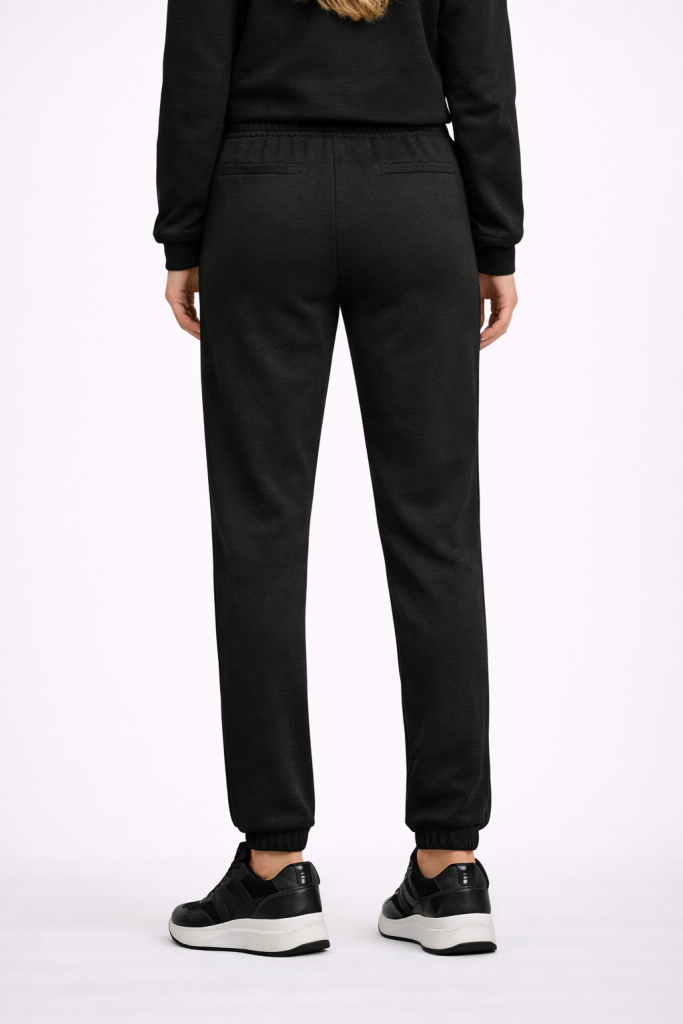 Guess NOÉMIE CUFF LONG Pantolon V4YB04KC3D2-24K - Siyah