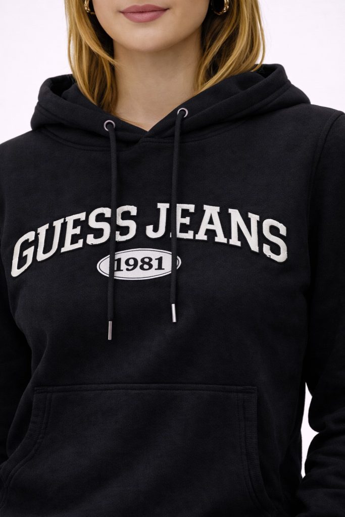Guess Kadın Sweatshirt  W4YQ09KC811-24K - Siyah