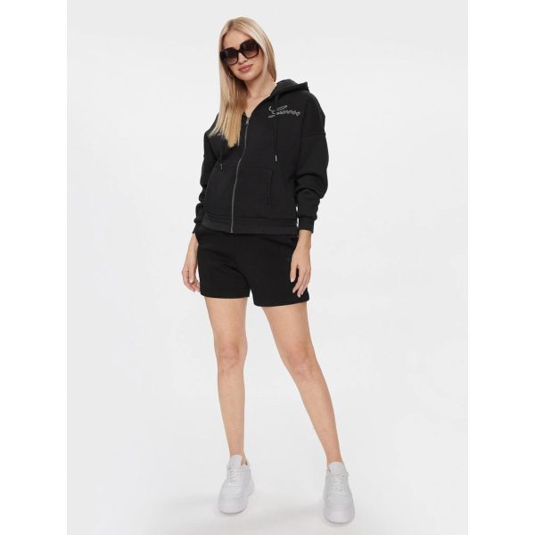 Guess Hood Kadın Sweatshırt - Siyah