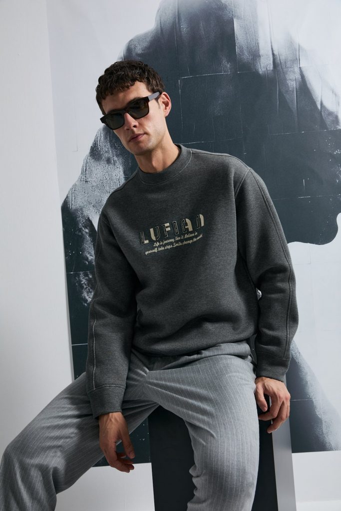LUFİAN Oracle Erkek Sweatshirt 112030178 - ANTRASİT