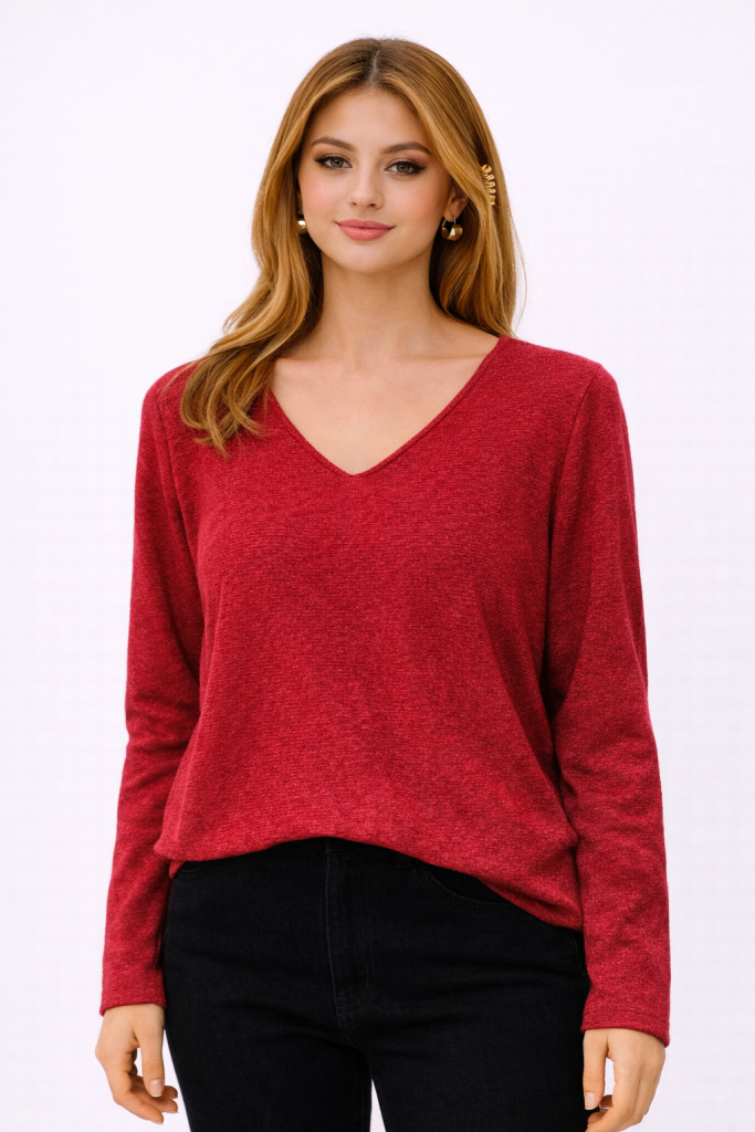 BDK V Yaka Triko Kazak 26KRS501 - bordo