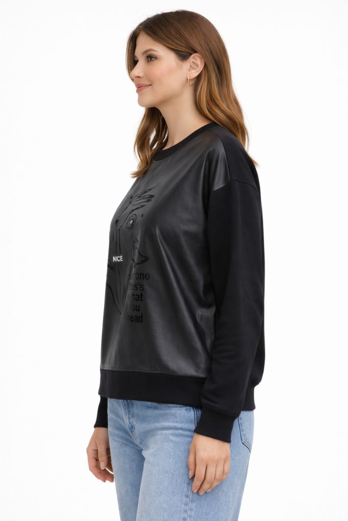 DOSSODOSSİ SEUL Kendinden Desenli Bluz 1052