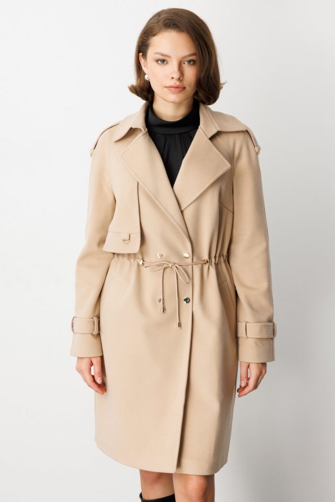 EKOL Beli Bağcıklı Apoletli Kaban 6037 - camel