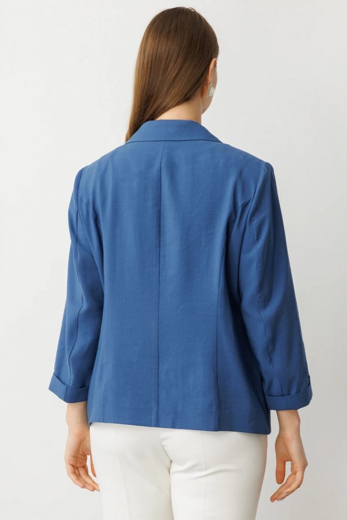 EKOL  Şerit Taş Detaylı Duble Kol Ceket 4544 B.B