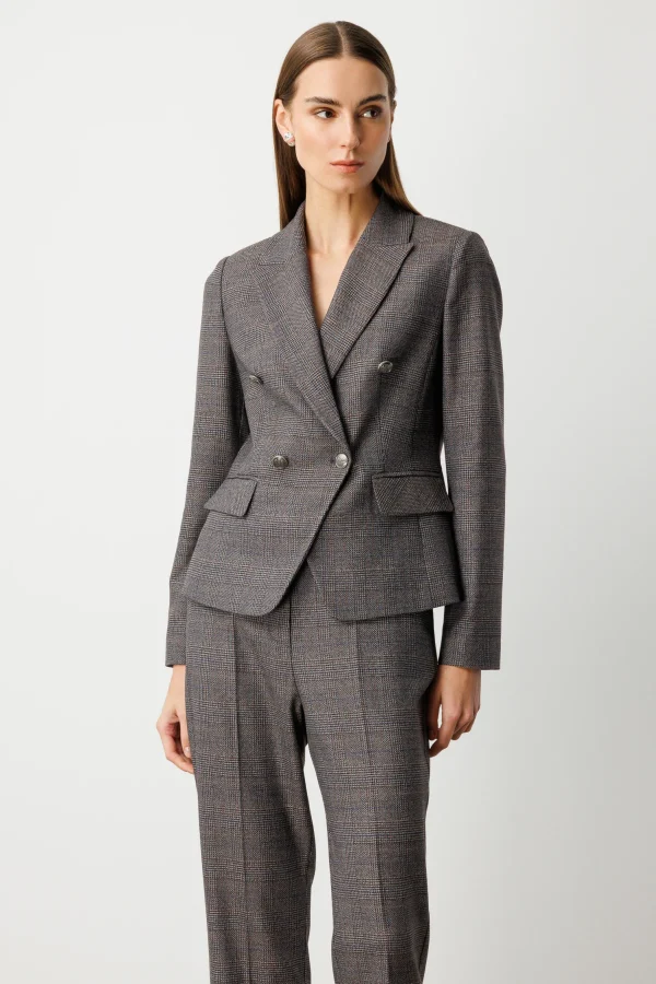 EKOL Omzu Vatkalı Kapak Cepli Ceket 5161