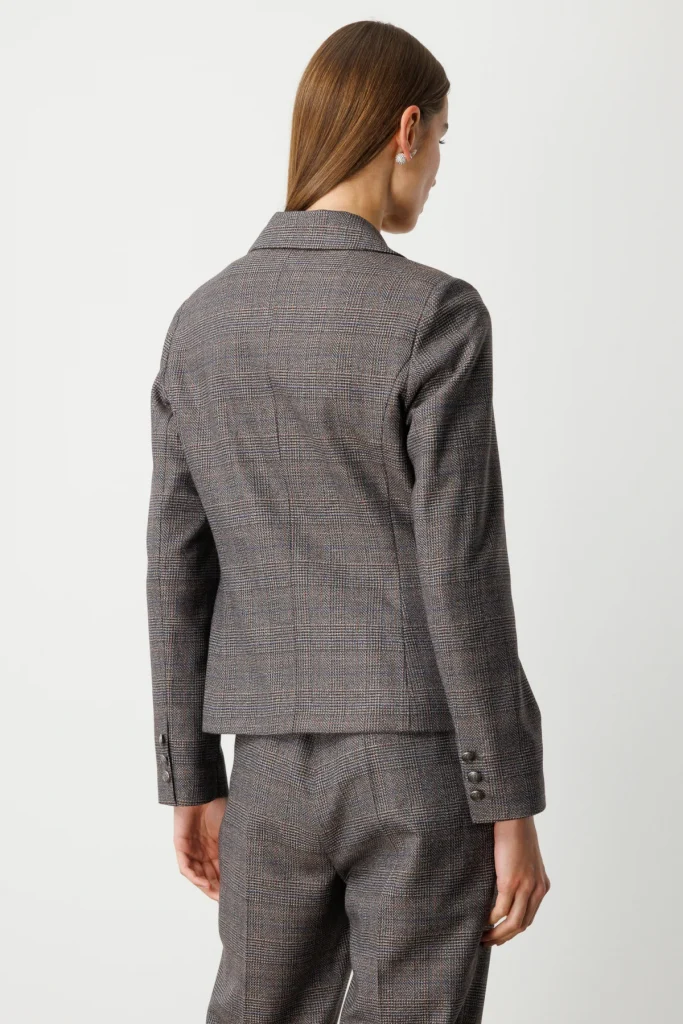 EKOL Omzu Vatkalı Kapak Cepli Ceket 5161