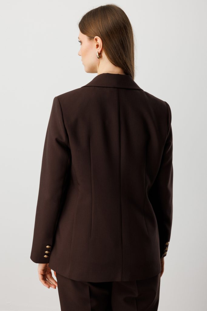 EKOL Omzu Vatkalı Kapak Cepli Ceket 5529