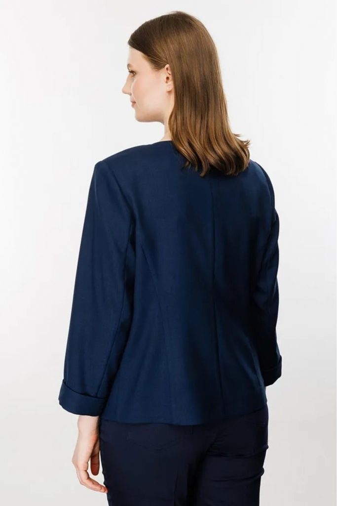 EKOL ON Sıfır Yaka Düğmeli Ceket 5644 B.B