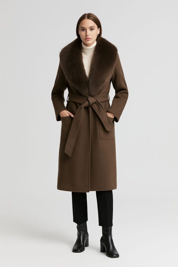 EKOL Yakası Kürklü Kaban 6071